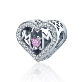Pandora Style Silver Mom Charm - SCC395 Pandora Style Silver Mom Charm - SCC395