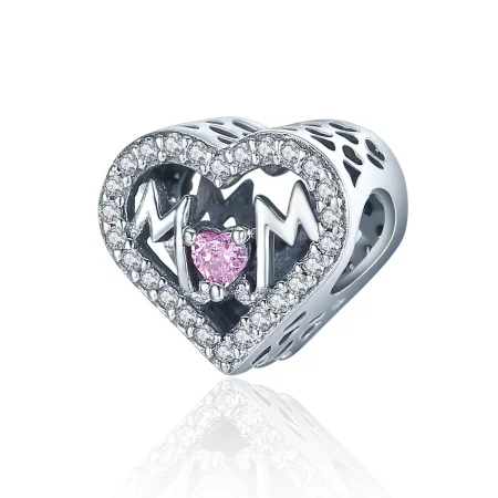 Pandora Style Silver Mom Charm - SCC395