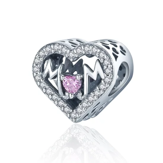 Pandora Style Silver Mom Charm - SCC395