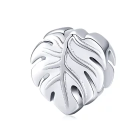 Pandora Style Silver Monstera Charm - BSC141 Pandora Style Silver Monstera Charm - BSC141