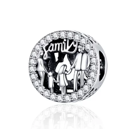 Pandora Style Silver My Family Charm - SCC1184