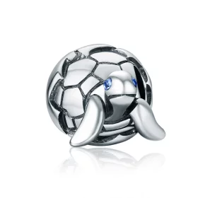 Pandora Style Silver Newborn Turtle Charm - SCC192 Pandora Style Silver Newborn Turtle Charm - SCC192