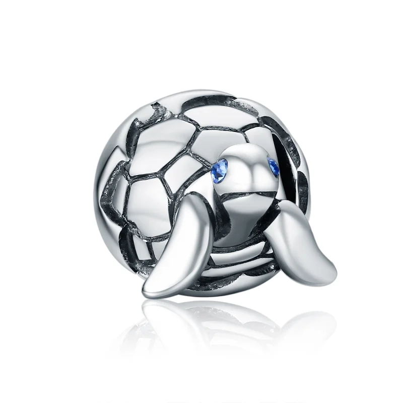 (image for) Pandora Style Silver Newborn Turtle Charm - SCC192 - Product Image