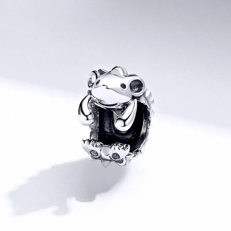 (image for) Pandora Style Silver Nino The Hedgehog Charm - SCC1420 - View 2