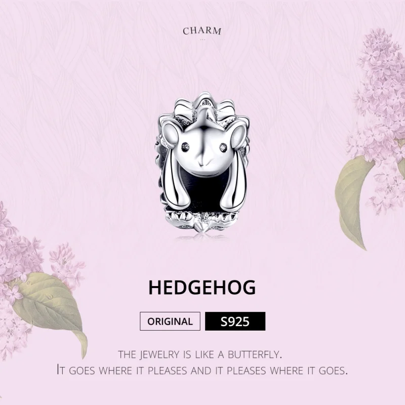 (image for) Pandora Style Silver Nino The Hedgehog Charm - SCC1420 - View 6
