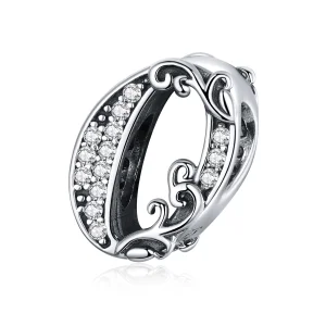 (image for) Pandora Style Silver Number 0 Charm - SCC1418-0