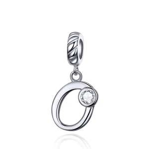 (image for) Pandora Style Silver Number 0 Dangle - SCC1183-O