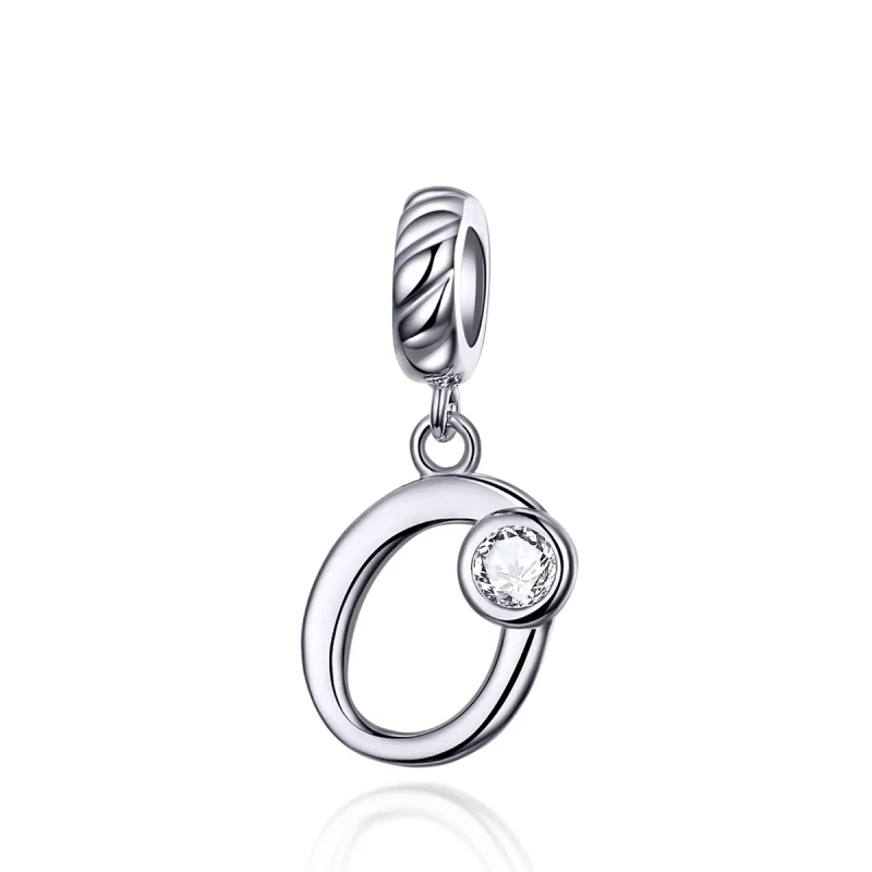 (image for) Pandora Style Silver Number 0 Dangle - SCC1183-O - Product Image