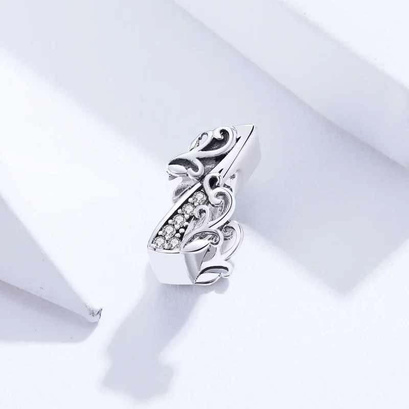 (image for) Pandora Style Silver Number 1 Charm - SCC1418-1 - View 2
