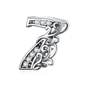 (image for) Pandora Style Silver Number 7 Charm - SCC1418-7