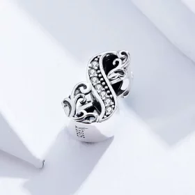 Pandora Style Silver Number 8 Charm - SCC1418-8 Pandora Style Silver Number 8 Charm - SCC1418-8
