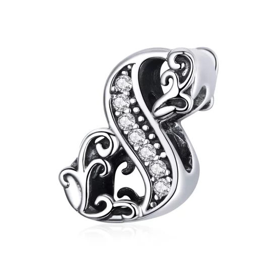 Pandora Style Silver Number 8 Charm - SCC1418-8