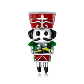 Pandora Style Silver Nutcracker Charm - SCC1638 Pandora Style Silver Nutcracker Charm - SCC1638