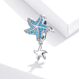 Pandora Style Silver Oceanic Starfish Charm - BSC252 Pandora Style Silver Oceanic Starfish Charm - BSC252