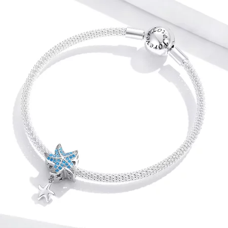 Pandora Style Silver Oceanic Starfish Charm - BSC252
