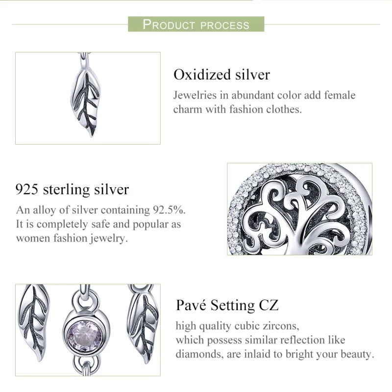 (image for) Pandora Style Silver Openwork Dreamcatcher Charm - SCC723 - View 7