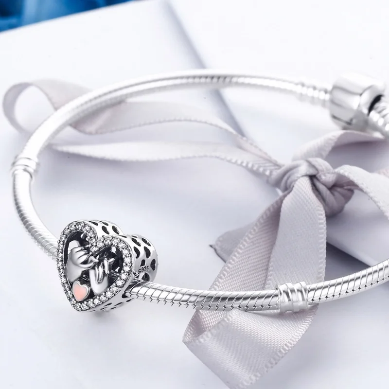 (image for) Pandora Style Silver Our Pinky Promise Forever Charm - SCC167 - View 4