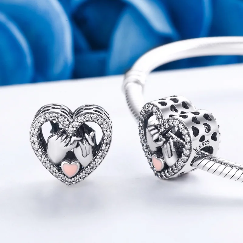 (image for) Pandora Style Silver Our Pinky Promise Forever Charm - SCC167 - View 5