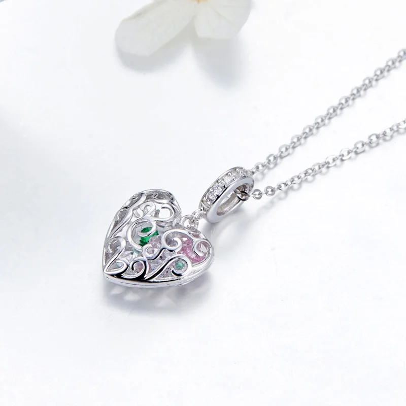 (image for) Pandora Style Silver Palpitation Dangle Charm - SCC1126 - View 4