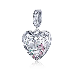 (image for) Pandora Style Silver Palpitation Dangle Charm - SCC1126