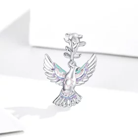 Pandora Style Silver Peace Dove Charm - BSC295 Pandora Style Silver Peace Dove Charm - BSC295