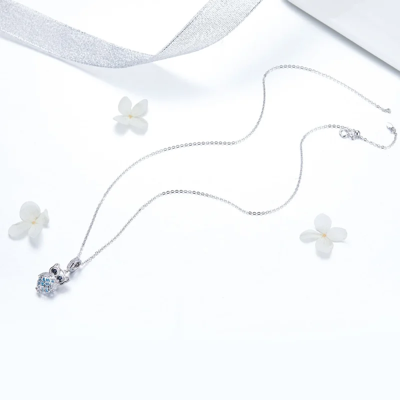 (image for) Pandora Style Silver Perpetual Owl Dangle - SCC1124 - View 6