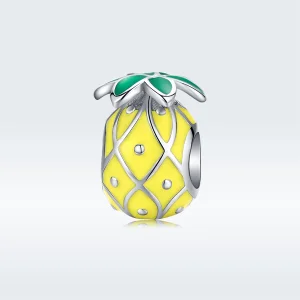 Pandora Style Silver Pineapple Charm - BSC128 (image for) Pandora Style Silver Pineapple Charm - BSC128