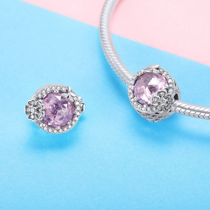 (image for) Pandora Style Silver Pink Flavor Charm - SCC904 - View 4