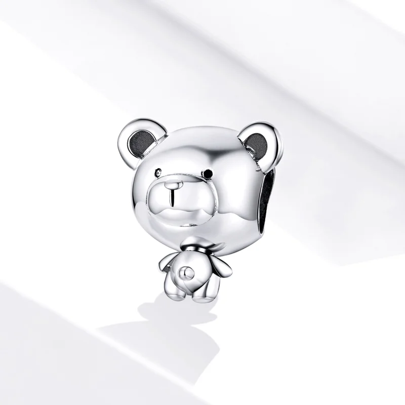 (image for) Pandora Style Silver Pooh Charm - SCC1502 - View 2