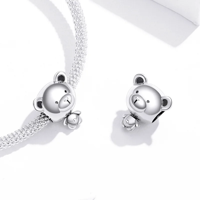 (image for) Pandora Style Silver Pooh Charm - SCC1502 - View 4