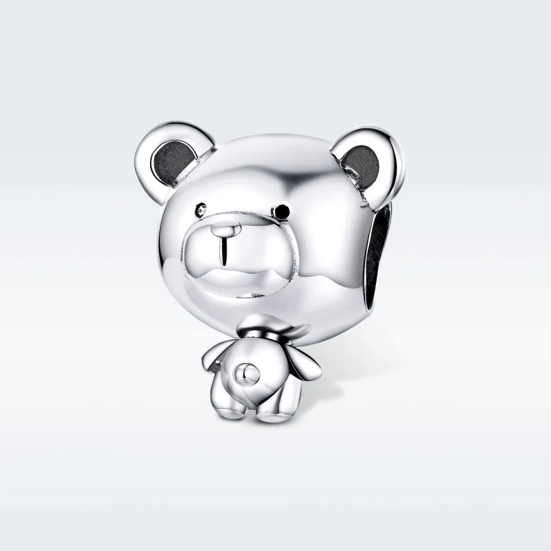 (image for) Pandora Style Silver Pooh Charm - SCC1502 - View 5