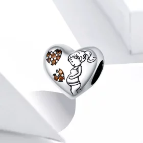 Pandora Style Silver Pregnant mother Charm - SCC1589 Pandora Style Silver Pregnant mother Charm - SCC1589