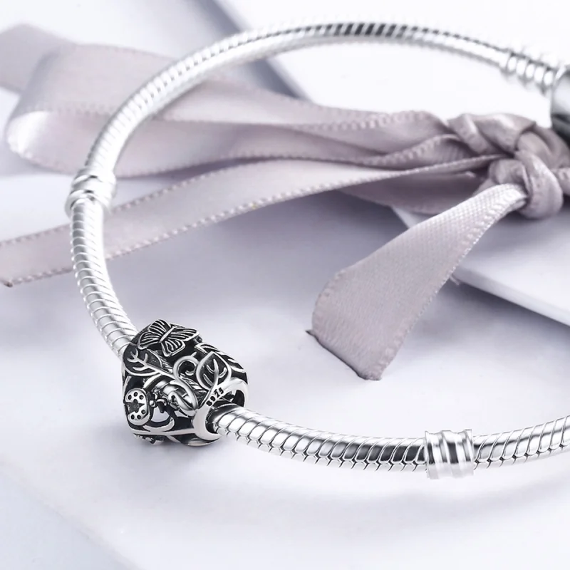 (image for) Pandora Style Silver Rain-Back Garden Charm - SCC155 - View 6