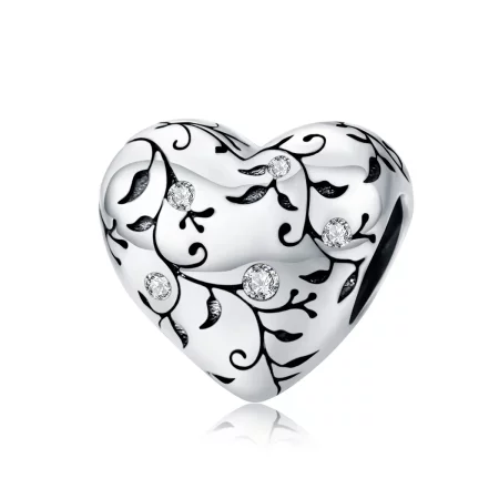 Pandora Style Silver Retro Patterns Charm - SCC1323 Pandora Style Silver Retro Patterns Charm - SCC1323