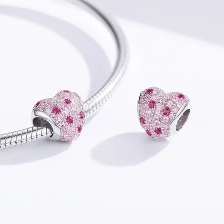 Pandora Style Silver Romance of Young Girl Charm - BSC118