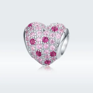 Pandora Style Silver Romance of Young Girl Charm - BSC118 (image for) Pandora Style Silver Romance of Young Girl Charm - BSC118