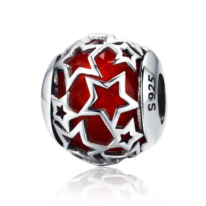 (image for) Pandora Style Silver Romantic Stars Charm - SCC509