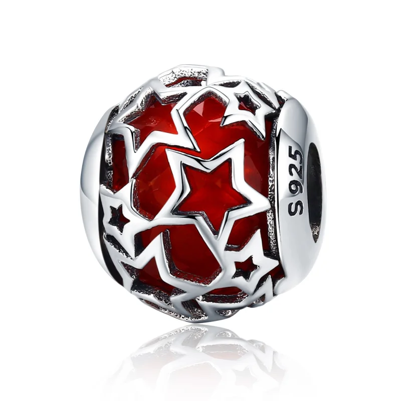 (image for) Pandora Style Silver Romantic Stars Charm - SCC509 - Product Image