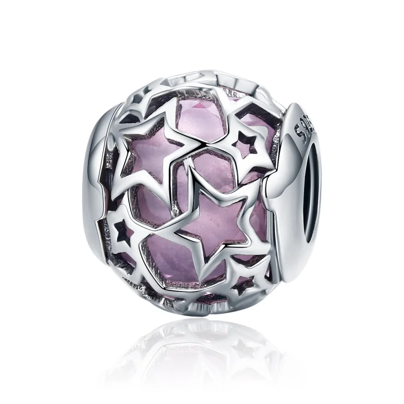 (image for) Pandora Style Silver Romantic Stars Charm - SCC510 - Product Image