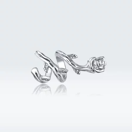 Pandora Style Silver Rose Vines Charm - BSC310