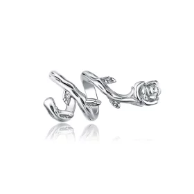 Pandora Style Silver Rose Vines Charm - BSC310 Pandora Style Silver Rose Vines Charm - BSC310