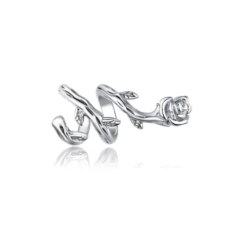 Pandora Style Silver Rose Vines Charm - BSC310