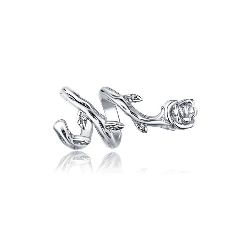 (image for) Pandora Style Silver Rose Vines Charm - BSC310 - Product Image