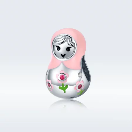 Pandora Style Silver Russian Dolls Charm - SCC1435