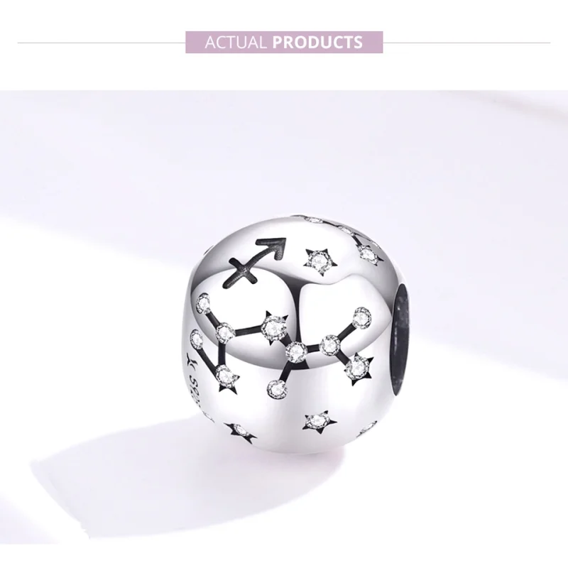 (image for) Pandora Style Silver Sagittarius Charm - SCC1218-9 - View 2