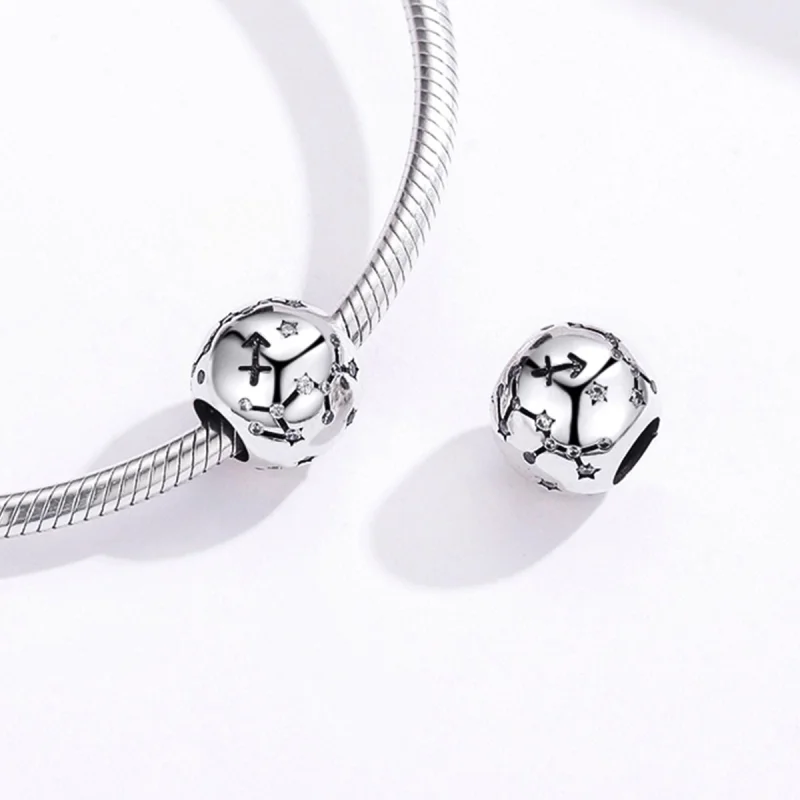 (image for) Pandora Style Silver Sagittarius Charm - SCC1218-9 - View 4