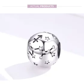 Pandora Style Silver Sagittarius Charm - SCC1218-9 Pandora Style Silver Sagittarius Charm - SCC1218-9