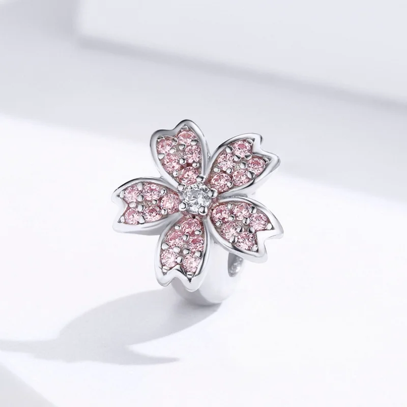 (image for) Pandora Style Silver Sakura Charm - SCC1291 - View 6