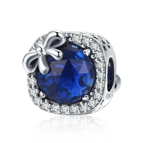 Pandora Style Silver Sapphire Charm - SCC1058 Pandora Style Silver Sapphire Charm - SCC1058