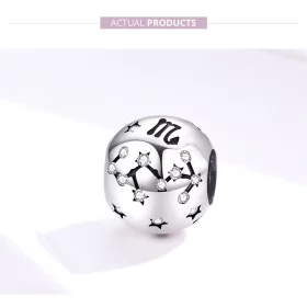 Pandora Style Silver Scorpio Charm - SCC1218-8 Pandora Style Silver Scorpio Charm - SCC1218-8